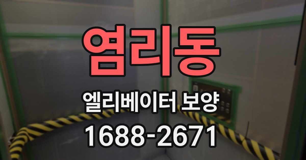 염리동 엘리베이터 보양