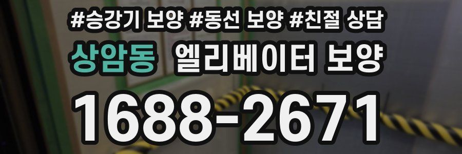 상암동 엘리베이터 보양