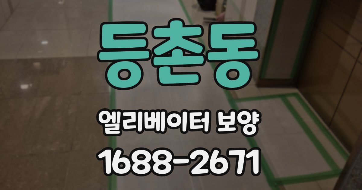 등촌동 엘리베이터 보양