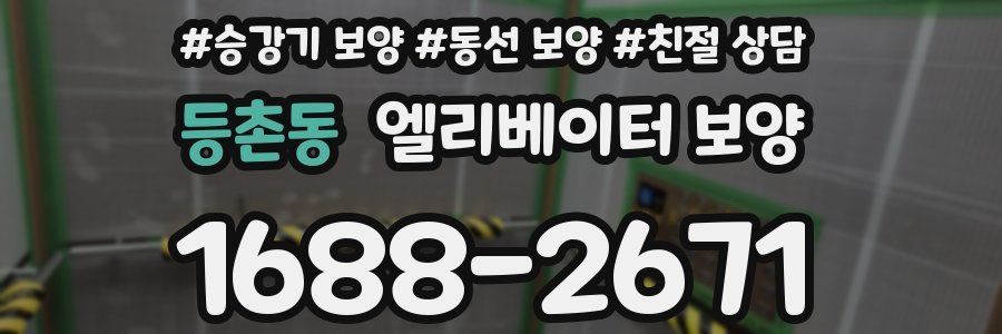 등촌동 엘리베이터 보양