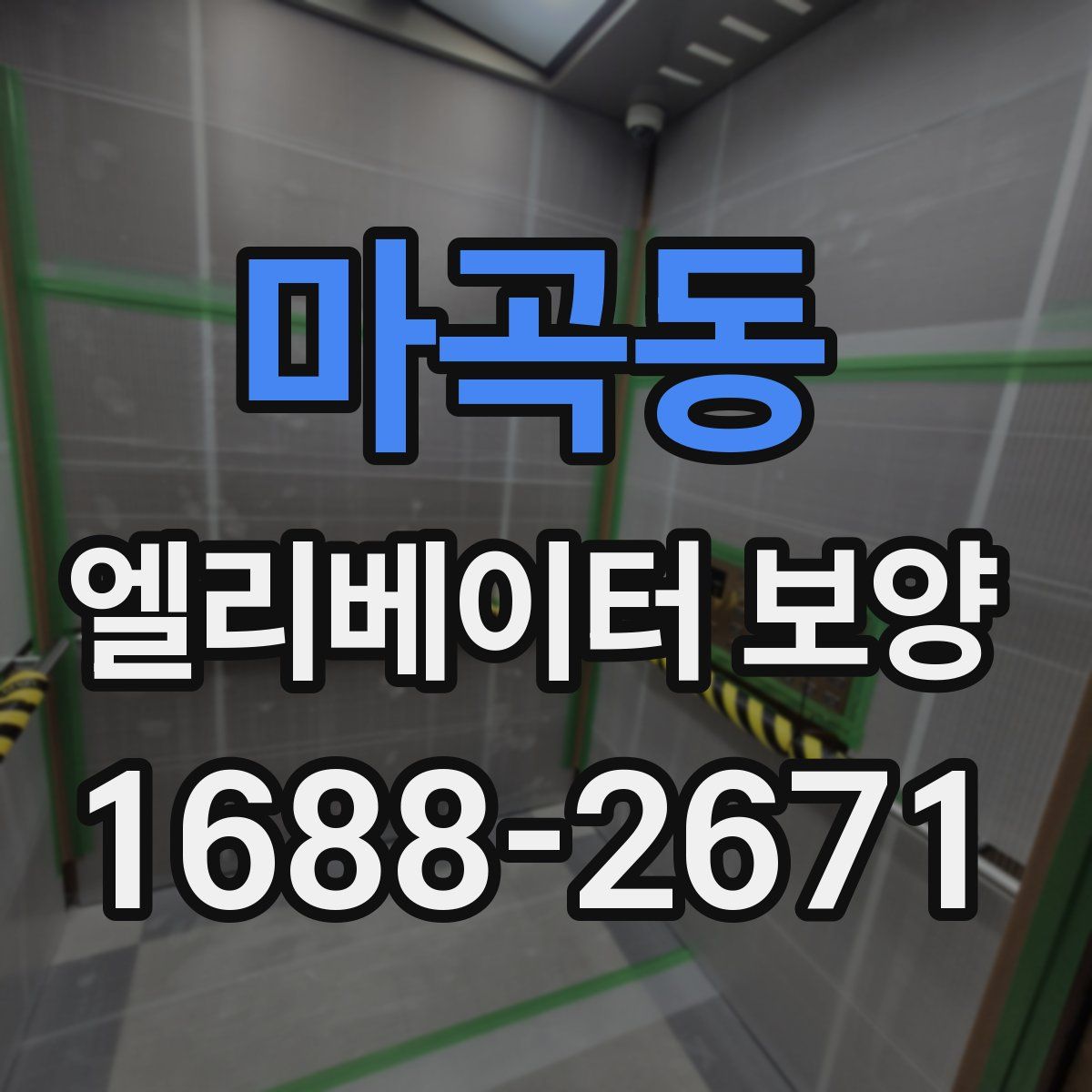 마곡동 엘리베이터 보양