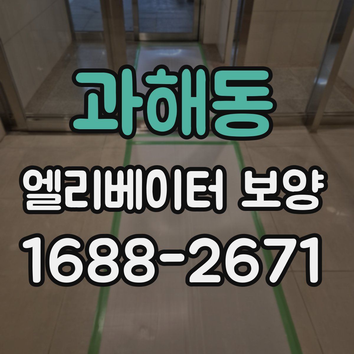 과해동 엘리베이터 보양