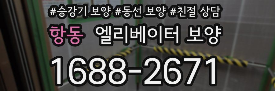 항동 엘리베이터 보양