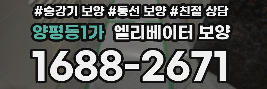 양평동1가 엘리베이터 보양