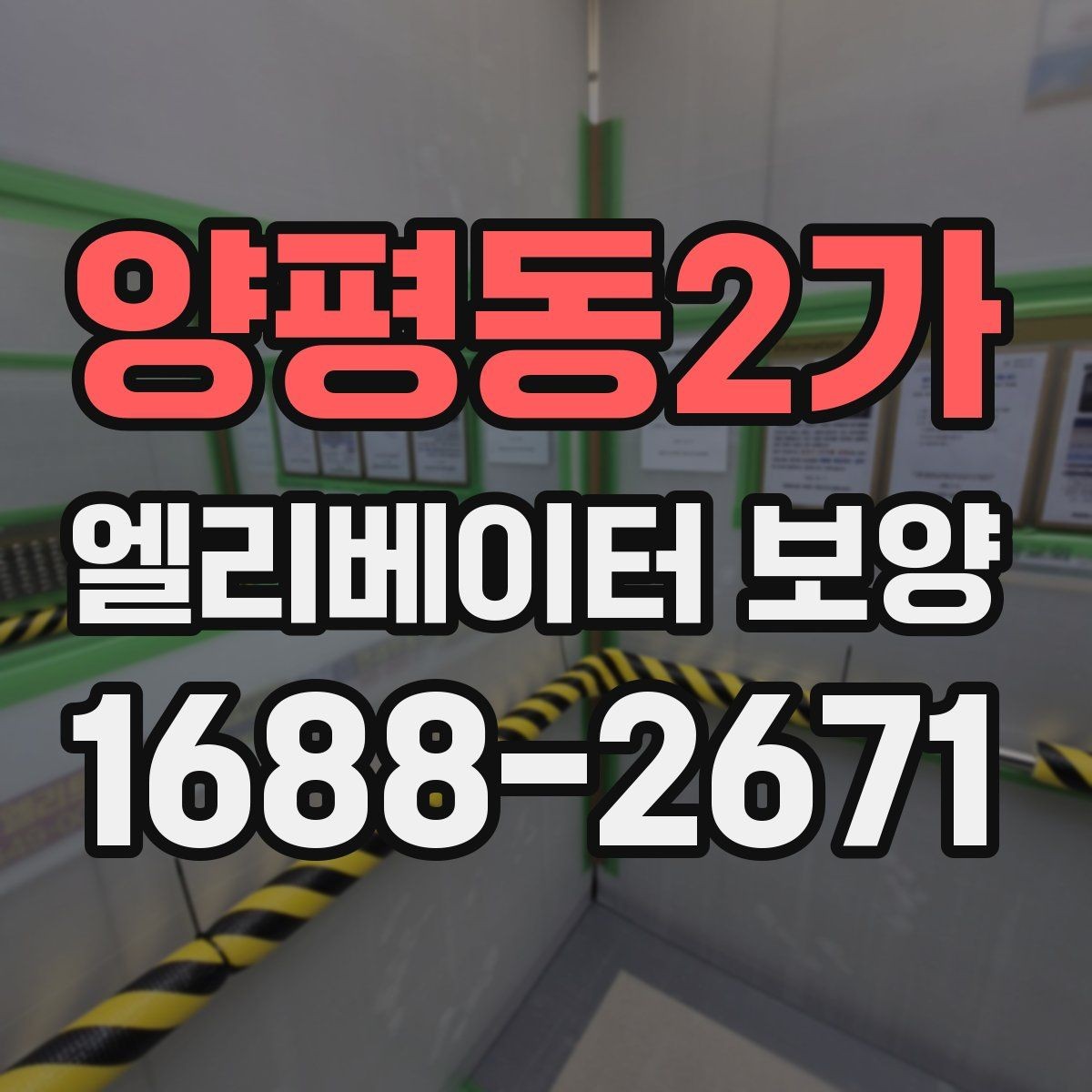 양평동2가 엘리베이터 보양 자재 종류를 한눈에 보는 정리