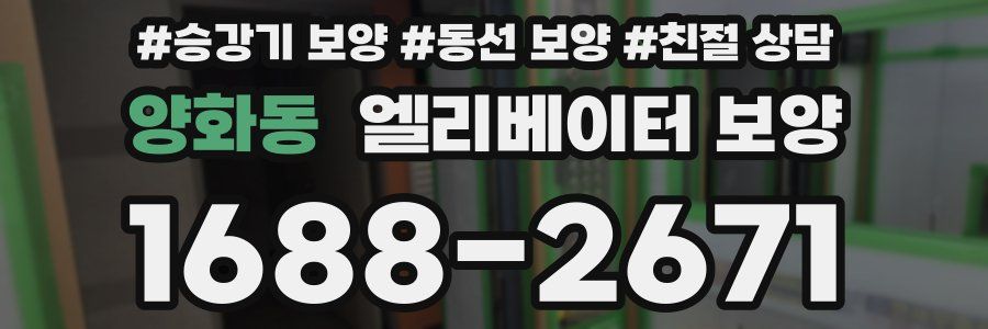 양화동 엘리베이터 보양