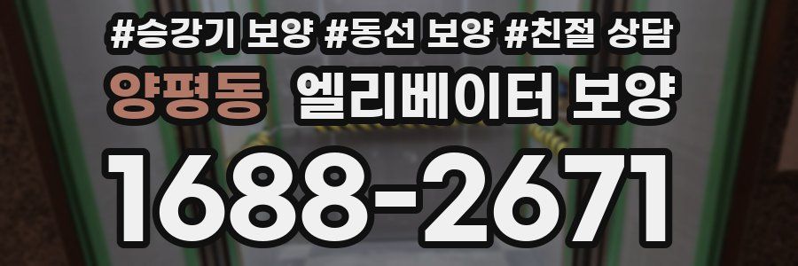 양평동 엘리베이터 보양