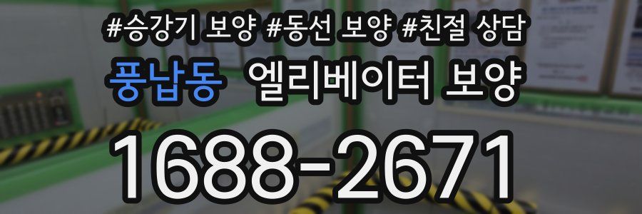 풍납동 엘리베이터 보양