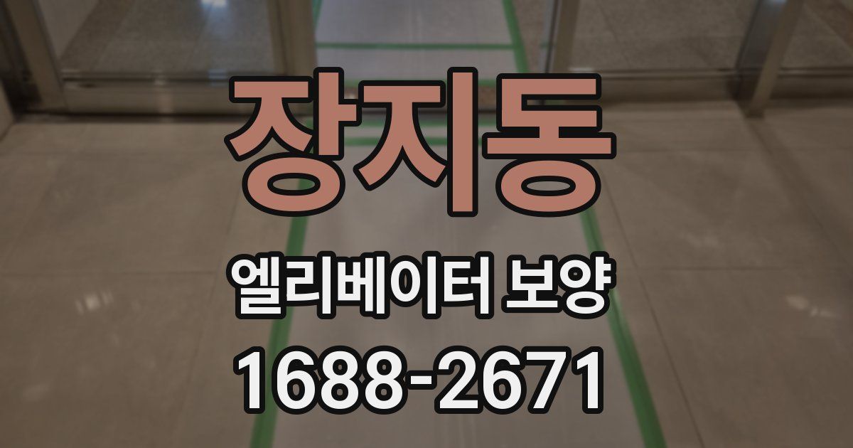 장지동 엘리베이터 보양