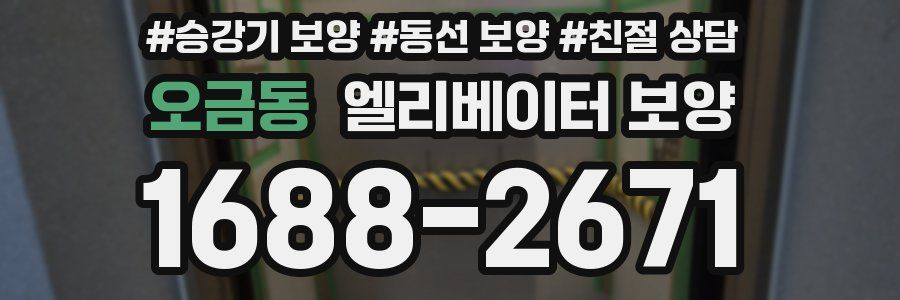 오금동 엘리베이터 보양