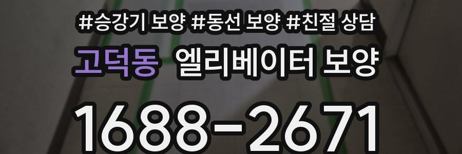 고덕동 엘리베이터 보양