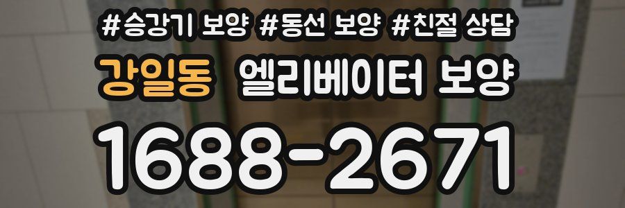 강일동 엘리베이터 보양