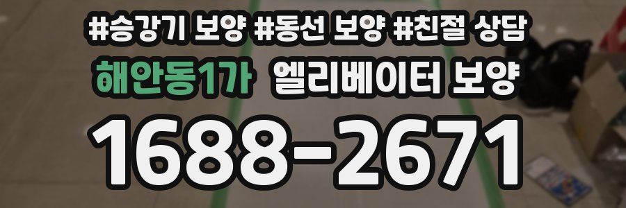 해안동1가 엘리베이터 보양