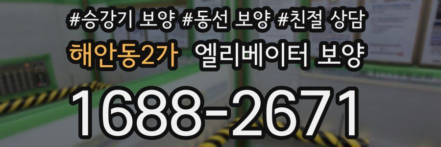 해안동2가 엘리베이터 보양