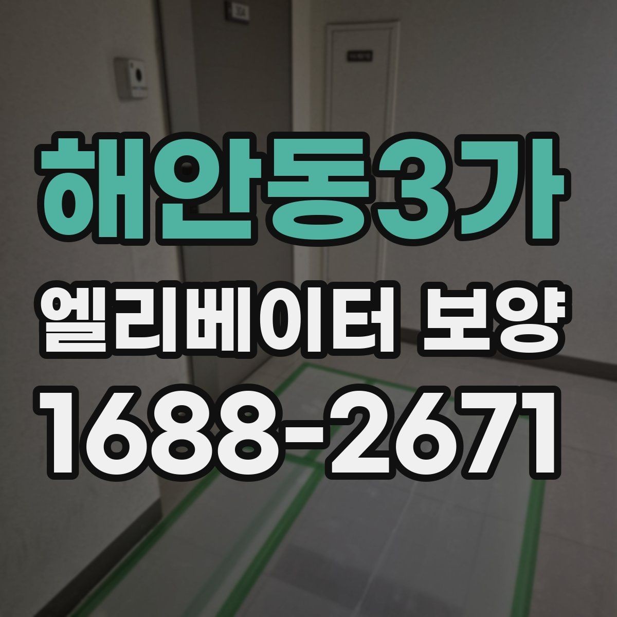 해안동3가 엘리베이터 보양 설치 시 보호 대상 구분하는 법