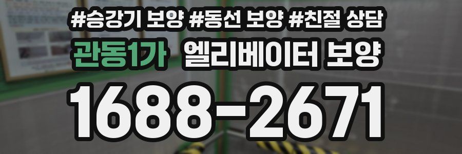 관동1가 엘리베이터 보양
