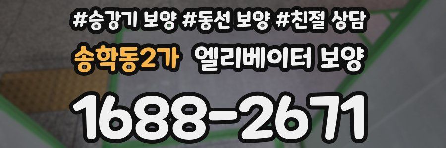 송학동2가 엘리베이터 보양