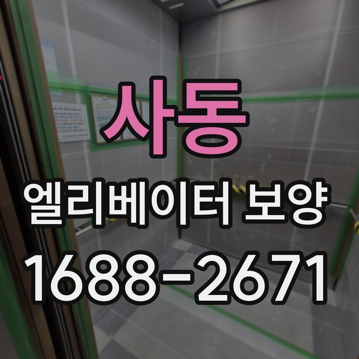 사동 엘리베이터 보양 견적 비교할 때 보는 항목