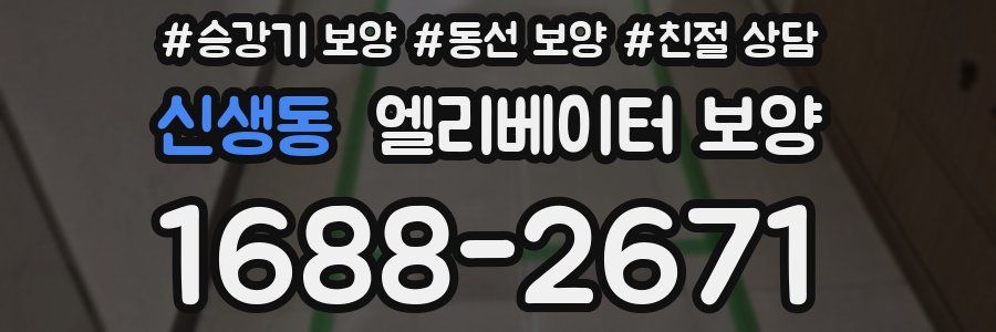 신생동 엘리베이터 보양