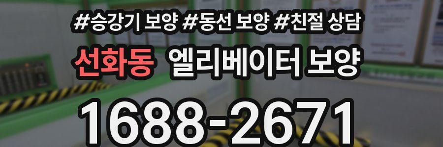 선화동 엘리베이터 보양