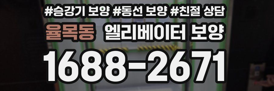 율목동 엘리베이터 보양