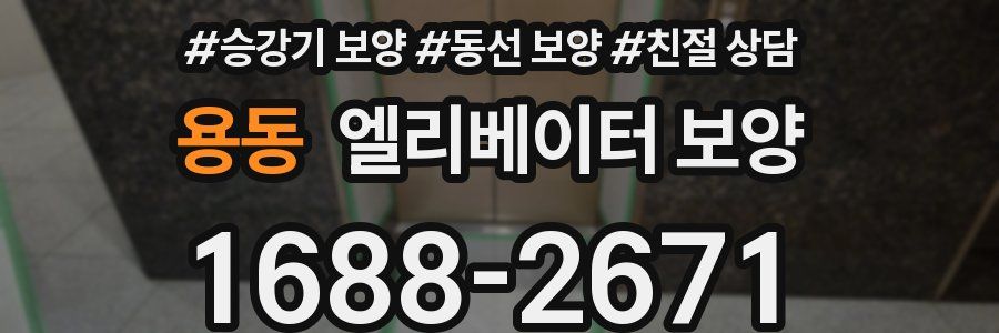 용동 엘리베이터 보양