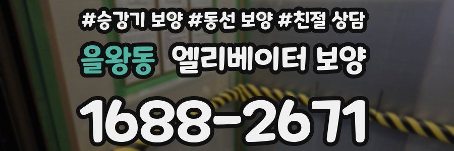 을왕동 엘리베이터 보양