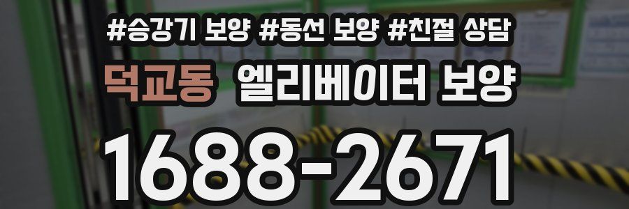 덕교동 엘리베이터 보양