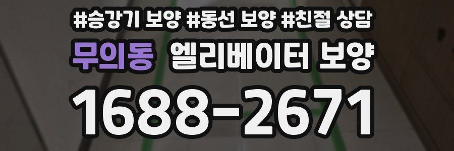 무의동 엘리베이터 보양