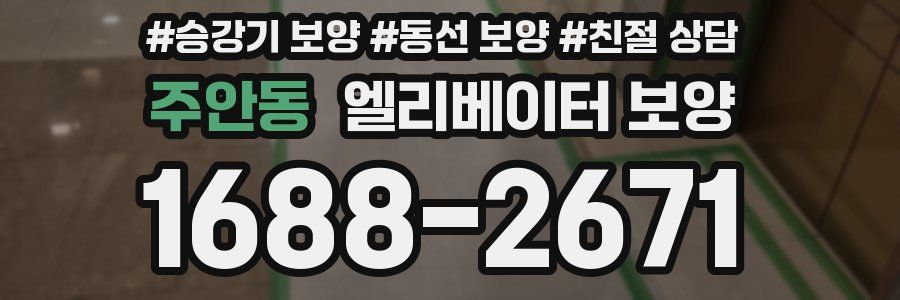 주안동 엘리베이터 보양
