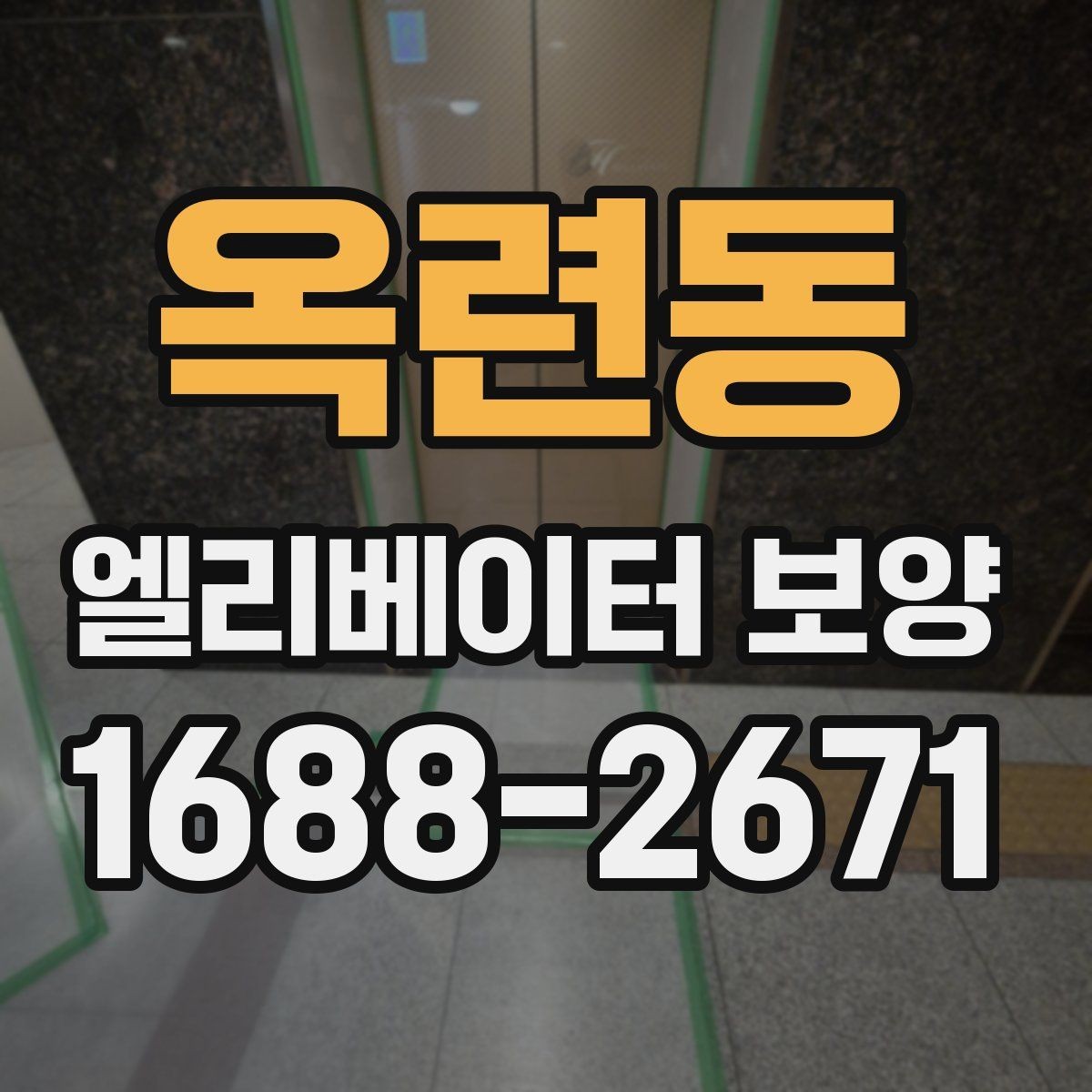 옥련동 엘리베이터 보양 서비스 선택 전에 알아둘 점