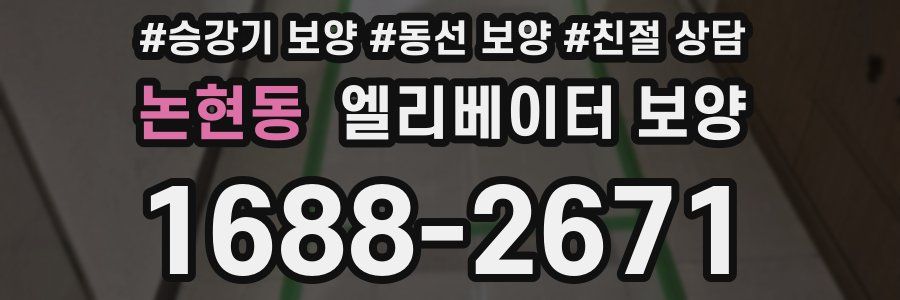 논현동 엘리베이터 보양