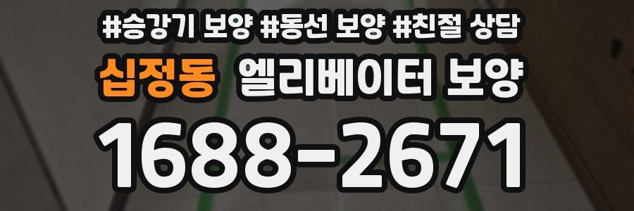 십정동 엘리베이터 보양