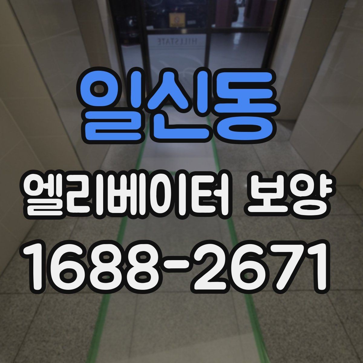 일신동 엘리베이터 보양 현장 사진으로 보는 진행 방식