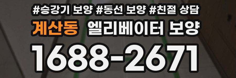 계산동 엘리베이터 보양