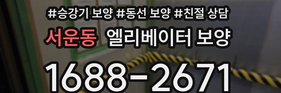 서운동 엘리베이터 보양