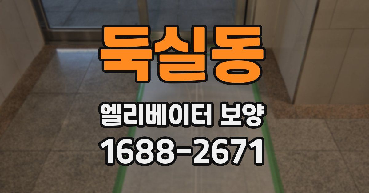 둑실동 엘리베이터 보양