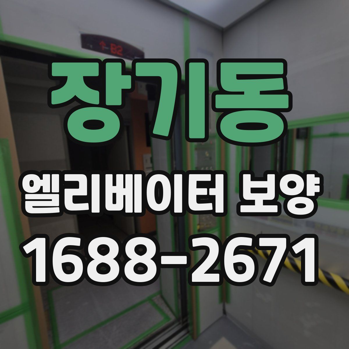 장기동 엘리베이터 보양