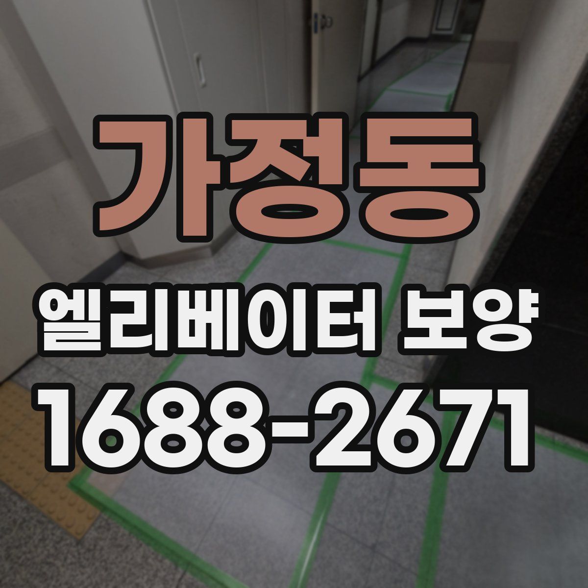 가정동 엘리베이터 보양