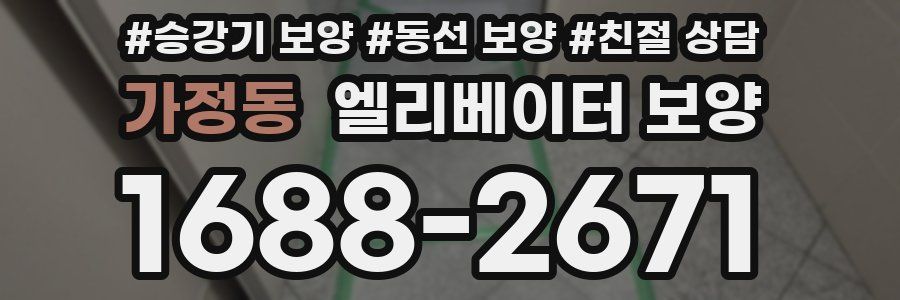 가정동 엘리베이터 보양