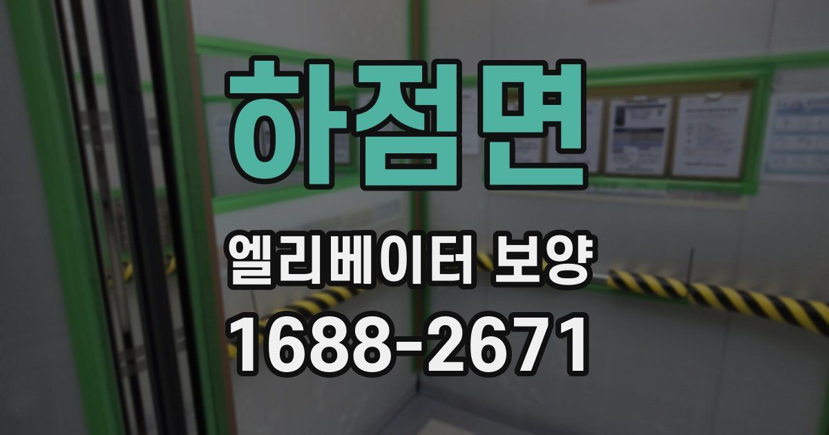 하점면 엘리베이터 보양