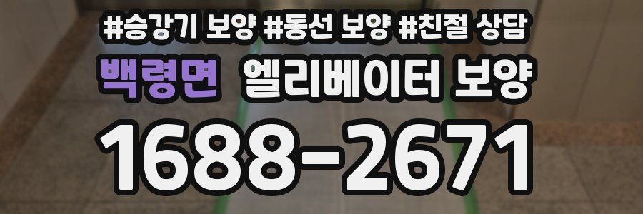 백령면 엘리베이터 보양