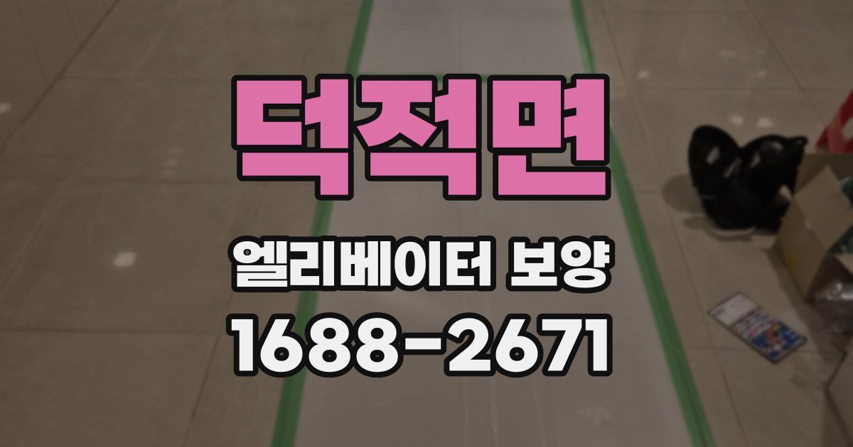 덕적면 엘리베이터 보양