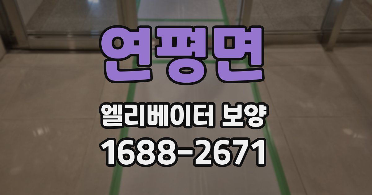 연평면 엘리베이터 보양