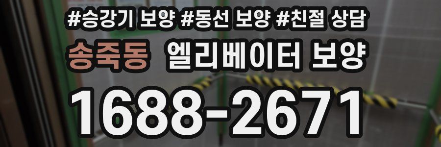 송죽동 엘리베이터 보양