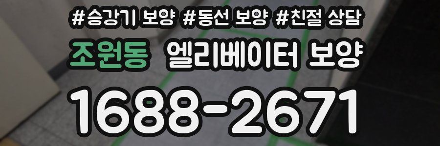 조원동 엘리베이터 보양