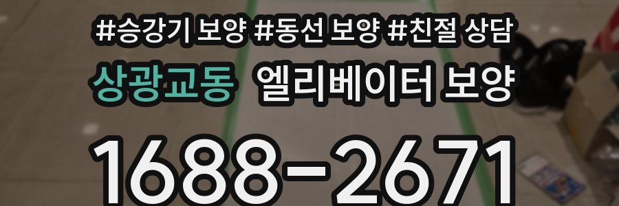 상광교동 엘리베이터 보양