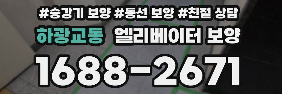 하광교동 엘리베이터 보양