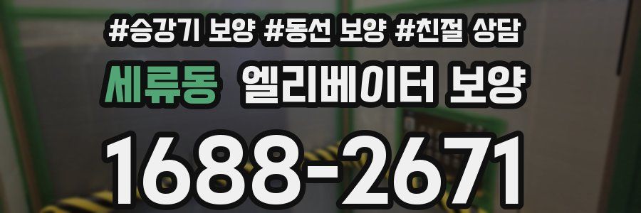 세류동 엘리베이터 보양