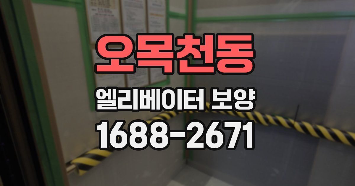 오목천동 엘리베이터 보양